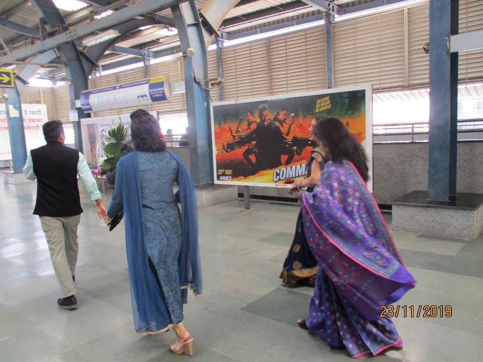 Metro Inside Signage Platform 1 Neelam/Ajronda Faridabad Delhi (NCR) Metro Inside Signage Platform 1 Neelam/Ajronda Faridabad Delhi (NCR)