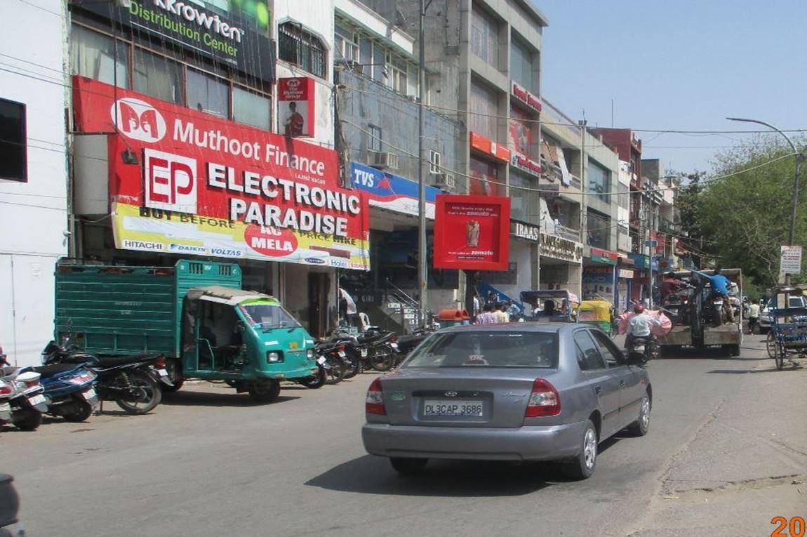 Outdoor Advertising - Minipole, Lajpat Nagar Market towards Jal Vihar, South Delhi, Delhi NCR Outdoor Advertising - Minipole, Lajpat Nagar Market towards Jal Vihar, South Delhi, Delhi NCR
