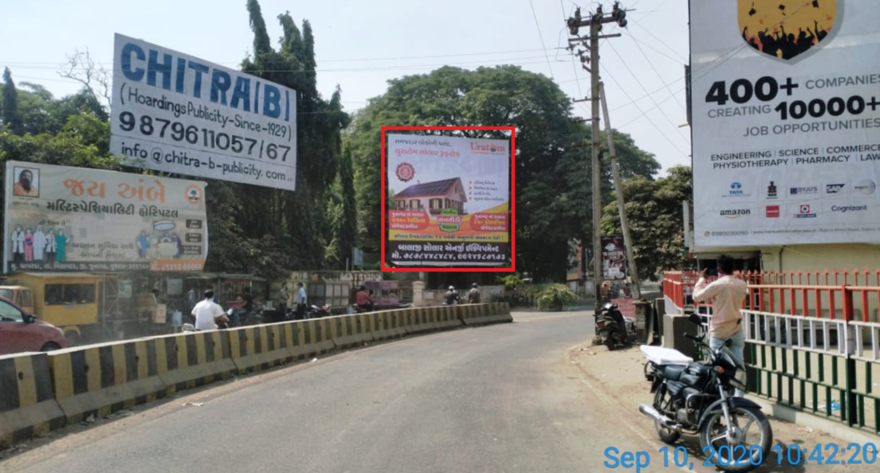 Billboard - Motibaugh Circle Road, Opp. Axis Bank, Junagadh, Gujarat Billboard - Motibaugh Circle Road, Opp. Axis Bank, Junagadh, Gujarat