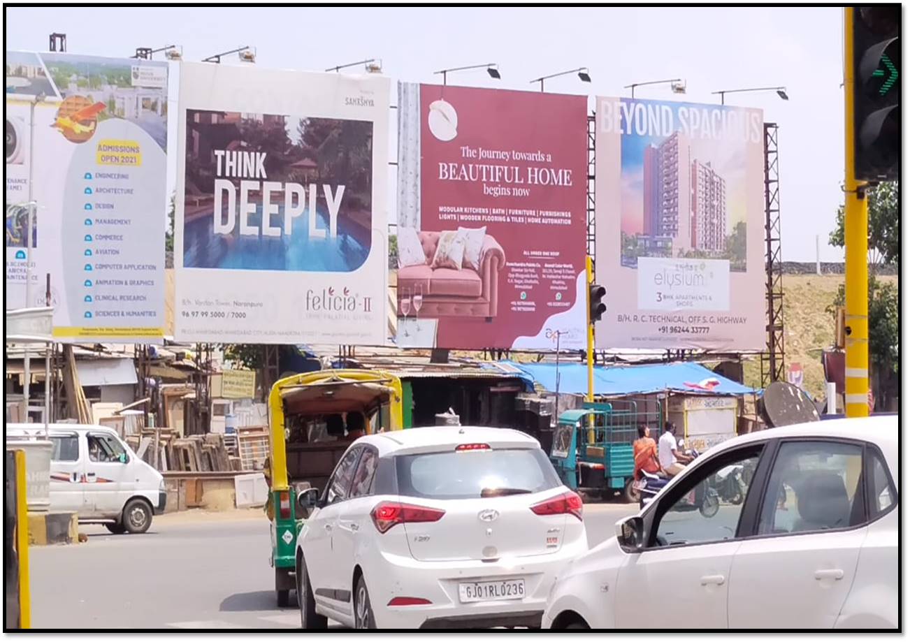 Billboard - Chandlodiya, Ahmedabad, Gujarat Billboard - Chandlodiya, Ahmedabad, Gujarat