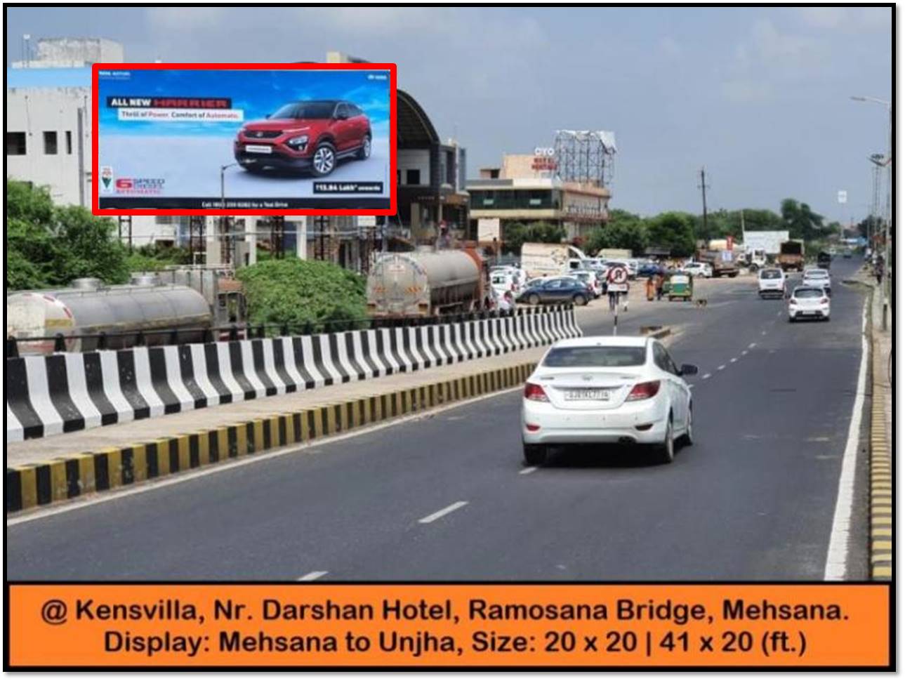 Billboard - Ramosana Bridge, Mehsana, Gujarat Billboard - Ramosana Bridge, Mehsana, Gujarat