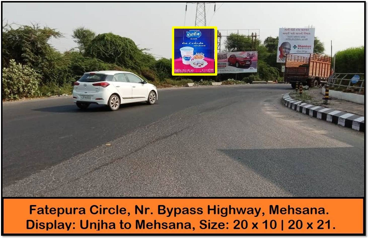 Billboard - Fatehpur Circle, Mehsana, Gujarat