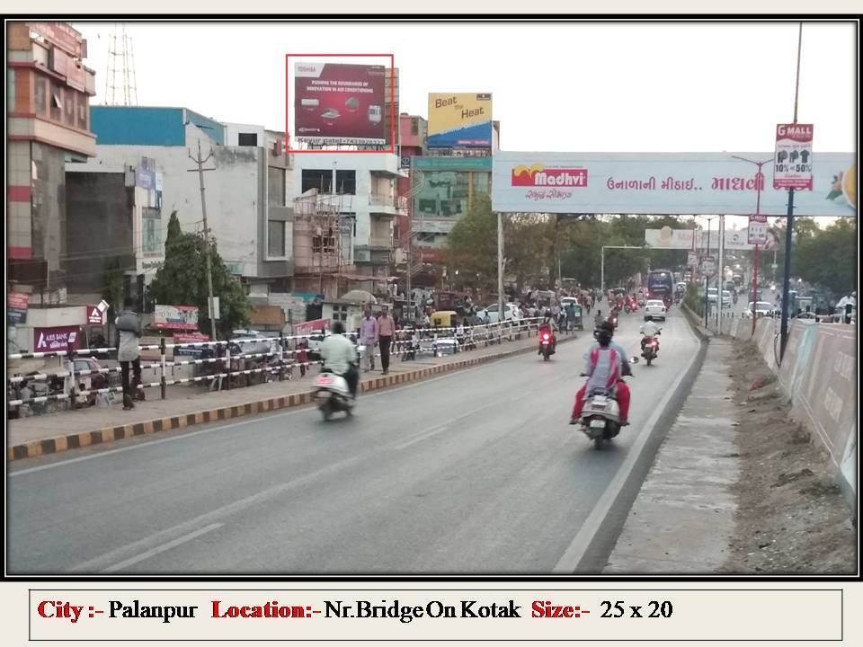 Billboard - Highway Bridge, Palanpur, Gujarat