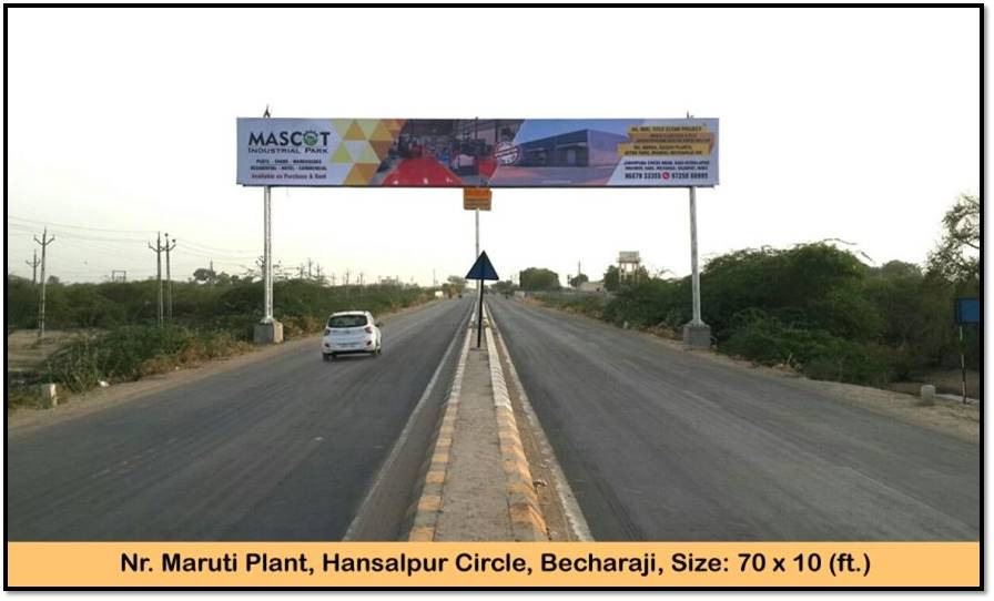 Gantry - Hansalpur Circle, Becharaji, Gujarat Gantry - Hansalpur Circle, Becharaji, Gujarat