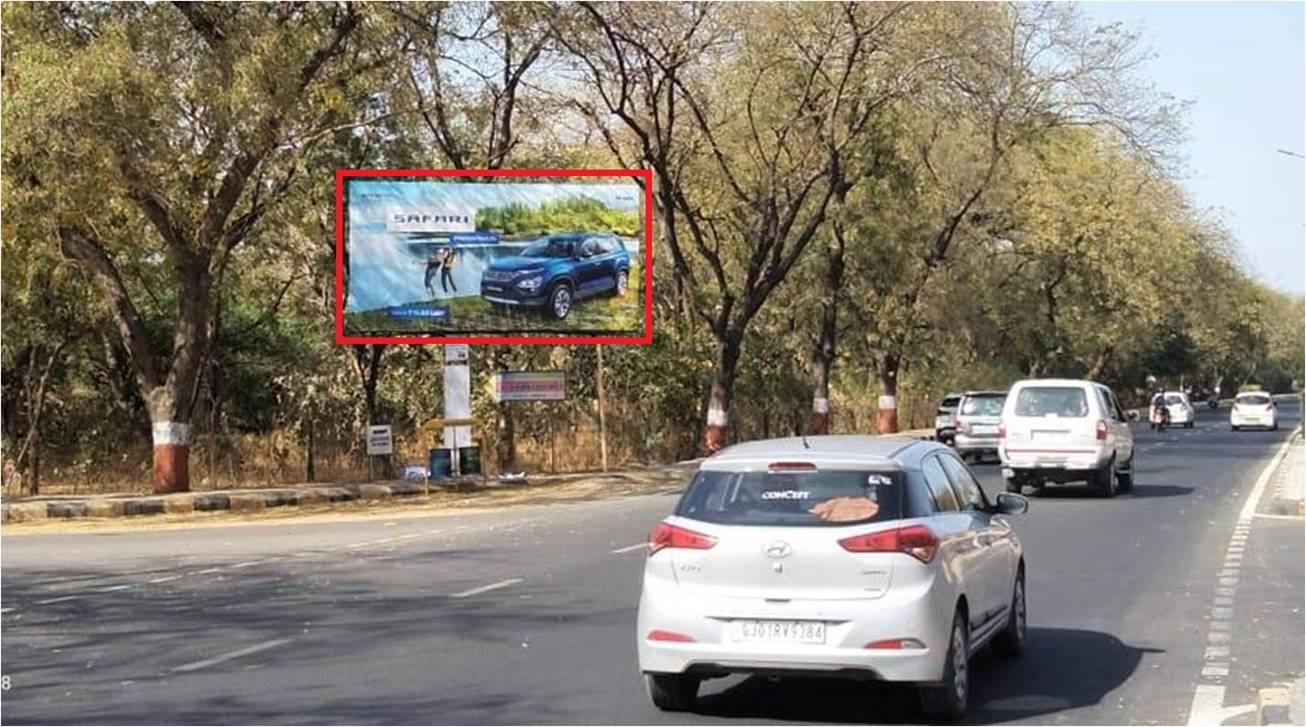 Unipole - Indroda Circle, Gandhinagar, Gujarat Unipole - Indroda Circle, Gandhinagar, Gujarat