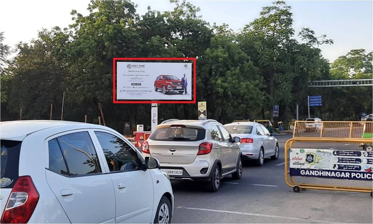 Unipole - GHA-0 INFOCITY CIRCLE, Gandhinagar, Gujarat Unipole - GHA-0 INFOCITY CIRCLE, Gandhinagar, Gujarat