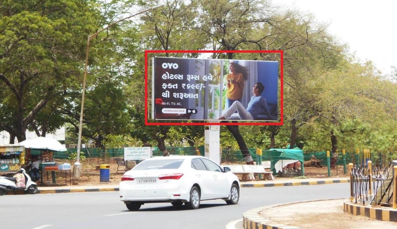 Unipole - Cha-6 Yuva Chetana Circle, Gandhinagar, Gujarat Unipole - Cha-6 Yuva Chetana Circle, Gandhinagar, Gujarat