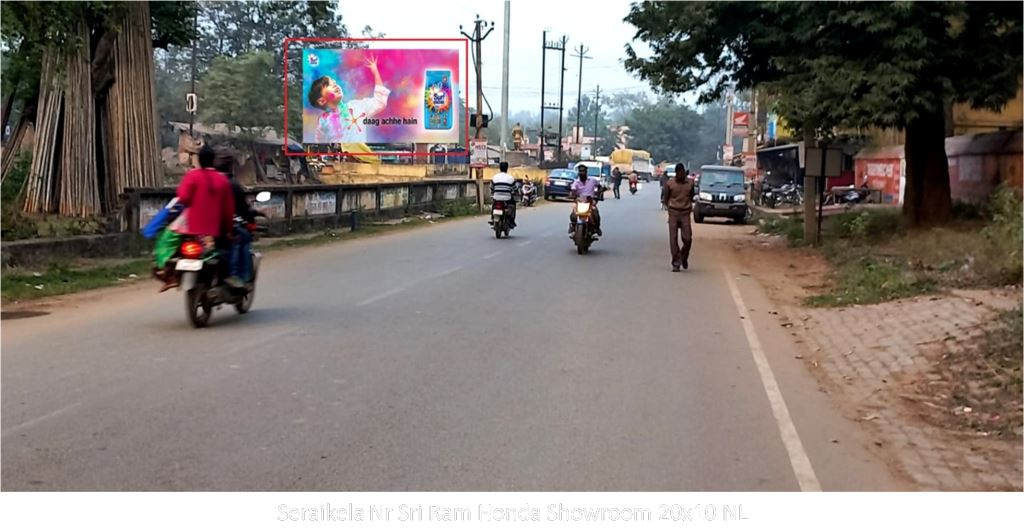 Hoarding-B, Jharkhand, Seraikela Nr Sri Ram Honda Showroom Hoarding-B, Jharkhand, Seraikela Nr Sri Ram Honda Showroom