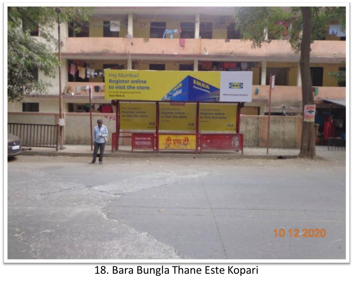 Bus Queue Shelter - - Bara Bungla Thane Este Kopari, Thane, Mumbai, Maharashtra Bus Queue Shelter - - Bara Bungla Thane Este Kopari, Thane, Mumbai, Maharashtra