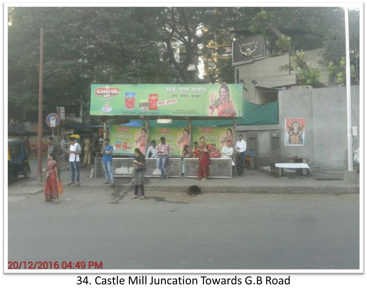 Bus Queue Shelter - - Castle Mill Juncation Towards G.B Road, Thane, Mumbai, Maharashtra Bus Queue Shelter - - Castle Mill Juncation Towards G.B Road, Thane, Mumbai, Maharashtra
