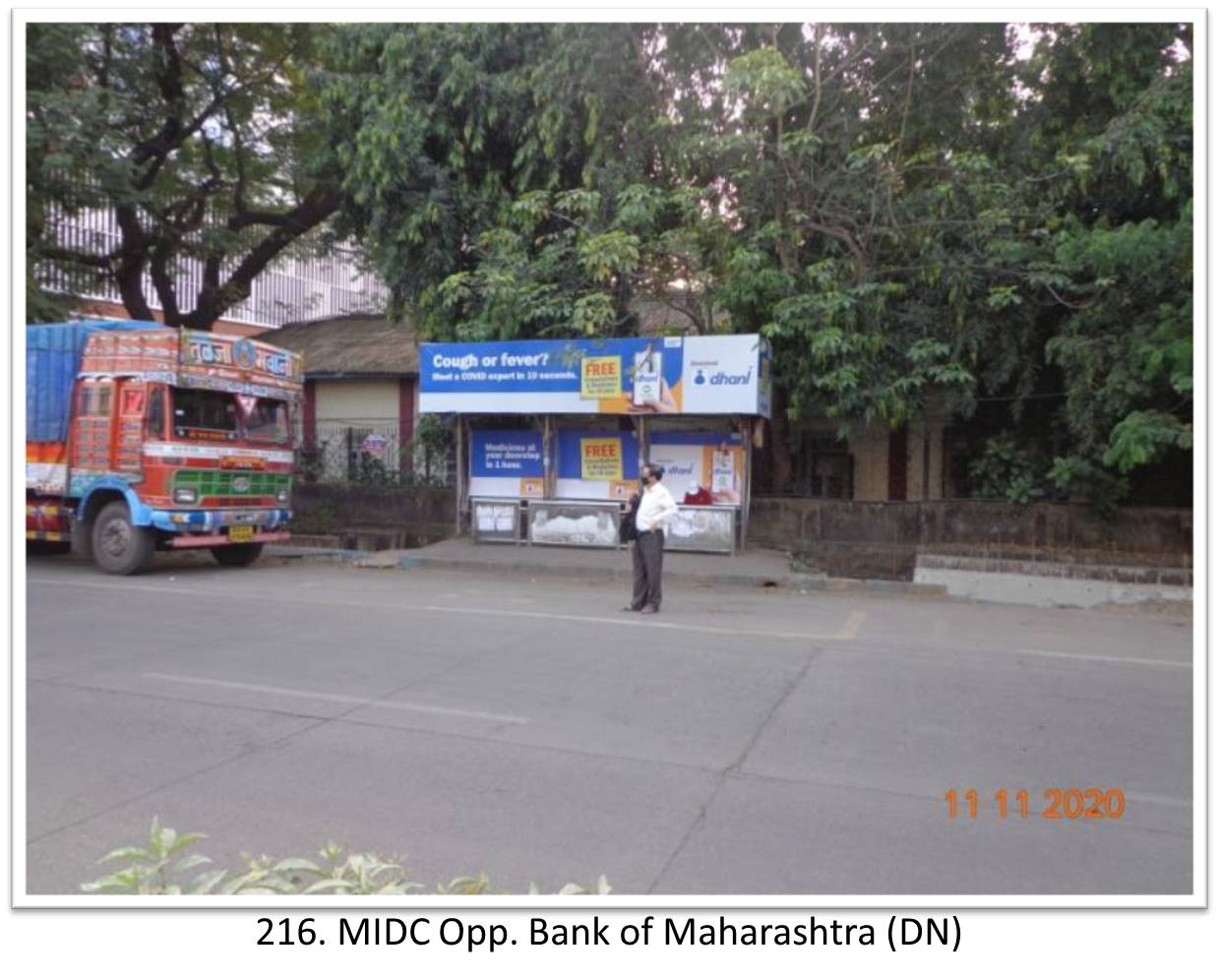 Bus Queue Shelter - - MIDC Opp. Bank of Maharashtra (DN), Thane, Mumbai, Maharashtra Bus Queue Shelter - - MIDC Opp. Bank of Maharashtra (DN), Thane, Mumbai, Maharashtra