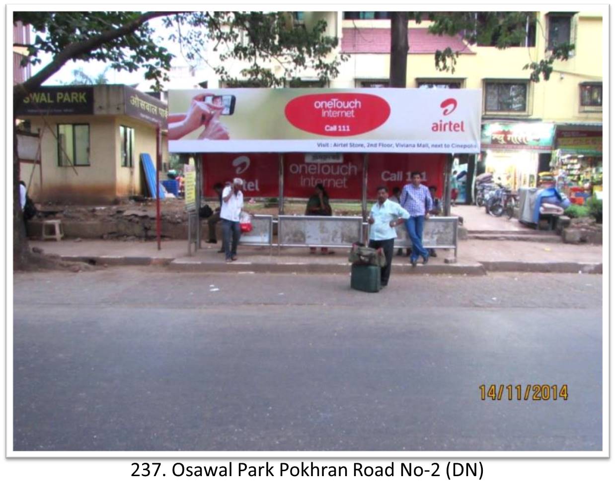Bus Queue Shelter - - Osawal Park Pokhran Road No-2 (DN), Thane, Mumbai, Maharashtra Bus Queue Shelter - - Osawal Park Pokhran Road No-2 (DN), Thane, Mumbai, Maharashtra