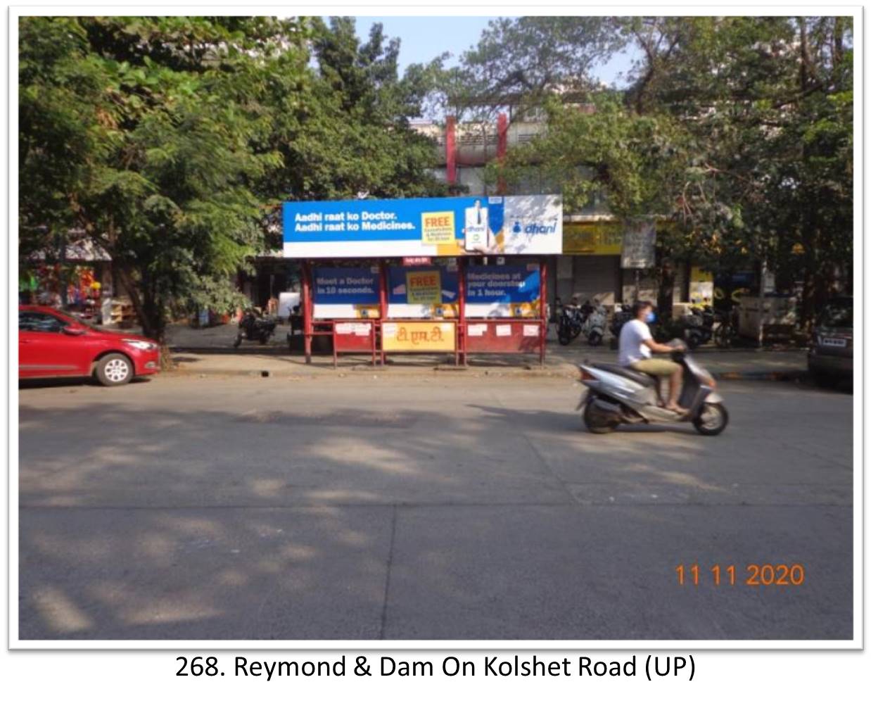 Bus Queue Shelter - - Retibandar Circle Mumbra By Pass Road (UP), Thane, Mumbai, Maharashtra Bus Queue Shelter - - Retibandar Circle Mumbra By Pass Road (UP), Thane, Mumbai, Maharashtra