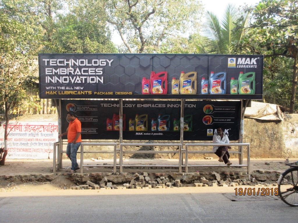 Bus Queue Shelter - - Indian Oil,   Antop Hill,   Mumbai,   Maharashtra