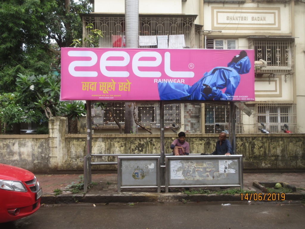 Bus Queue Shelter - - Amulak School,   Dadar (E),   Mumbai,   Maharashtra