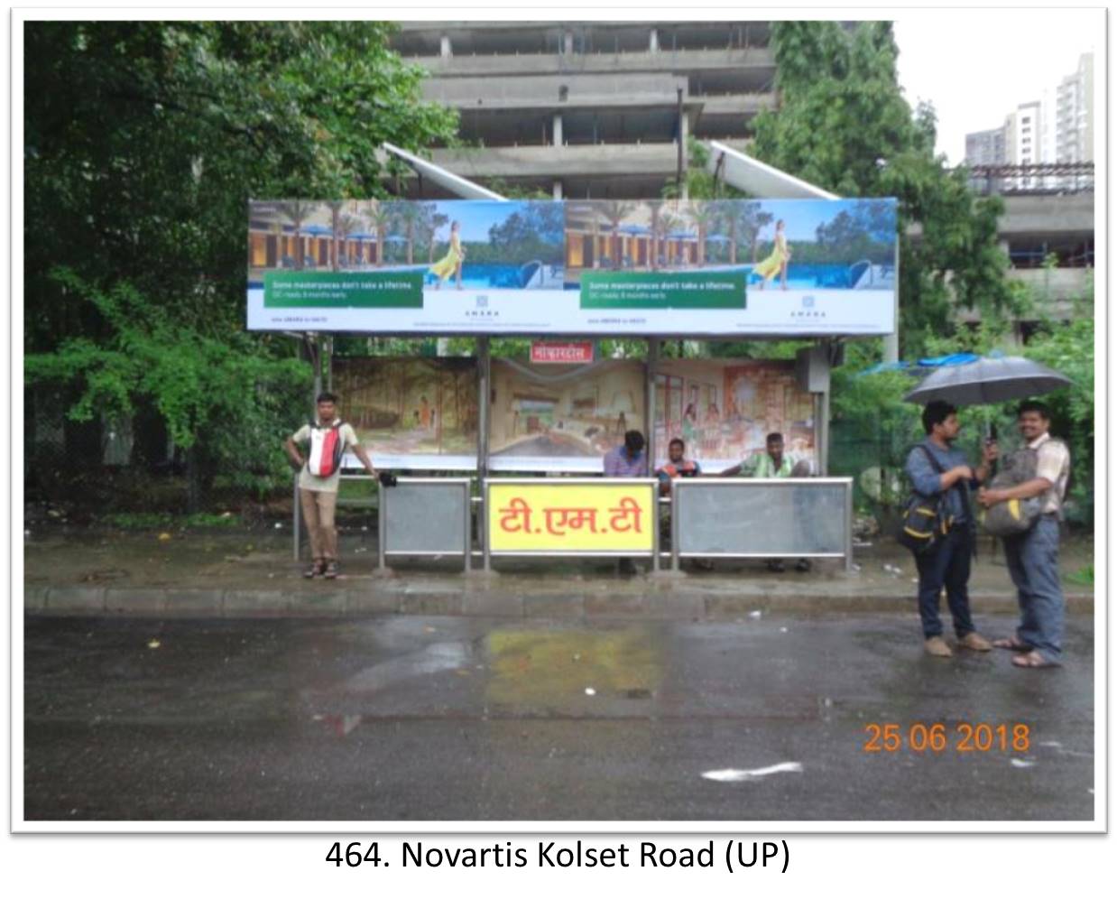 Bus Queue Shelter - - Novartis Kolset Road (UP), Thane, Mumbai, Maharashtra Bus Queue Shelter - - Novartis Kolset Road (UP), Thane, Mumbai, Maharashtra