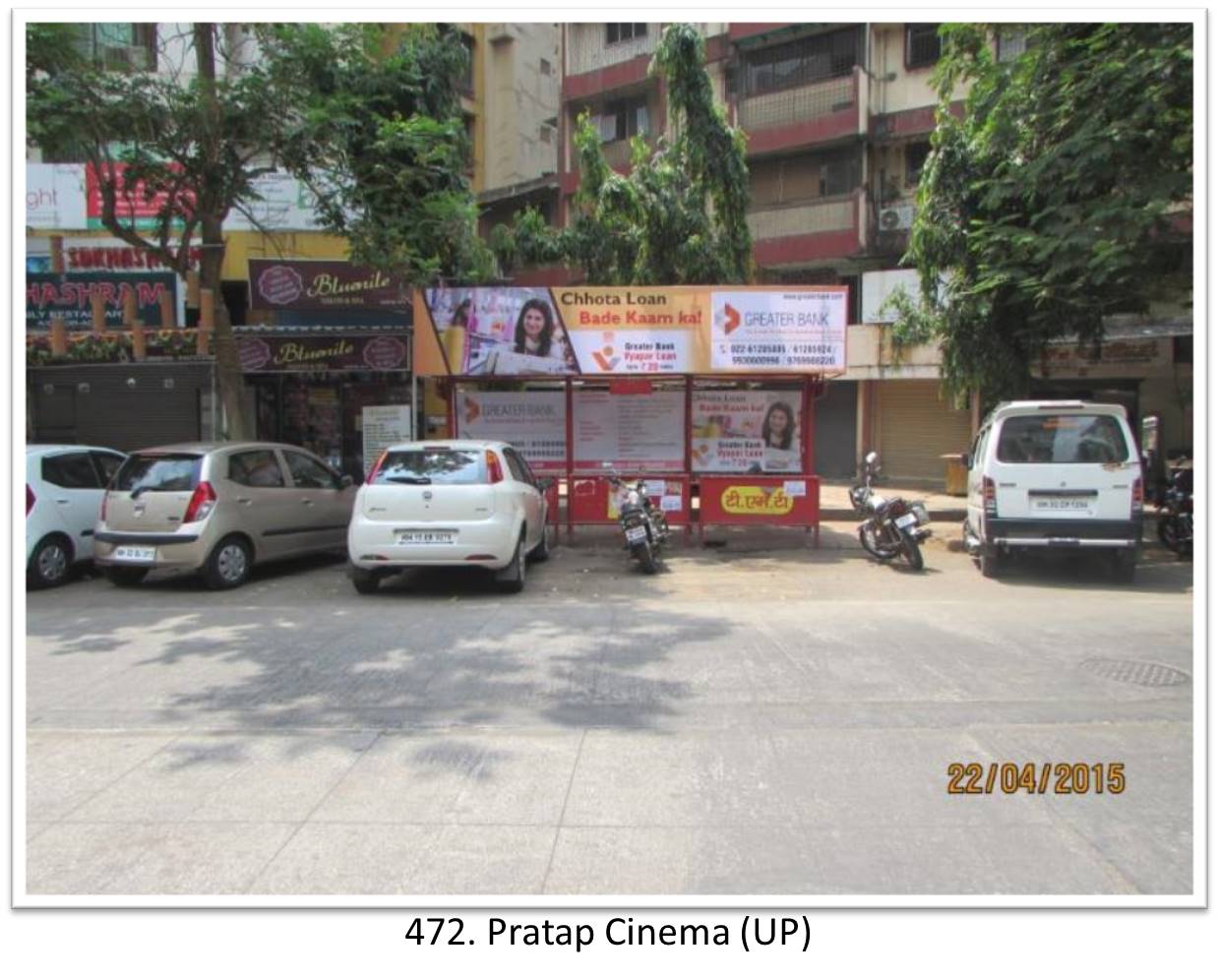 Bus Queue Shelter - - Pratap Cinema (UP), Thane, Mumbai, Maharashtra Bus Queue Shelter - - Pratap Cinema (UP), Thane, Mumbai, Maharashtra