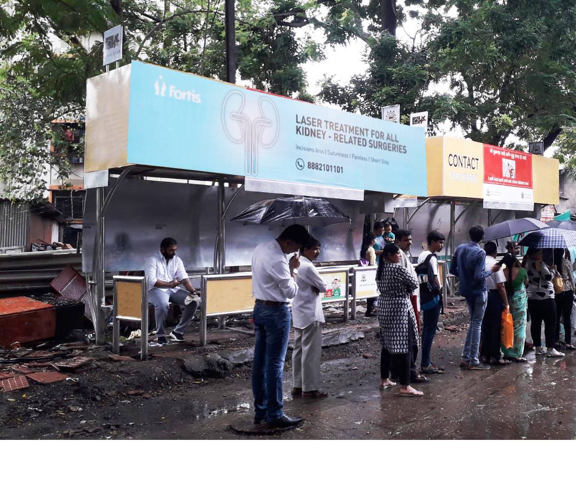 Bus Queue Shelter - Shastri Nagar - Opp. Shastri Nagar 1,   Dombivali,   Mumbai,   Maharashtra