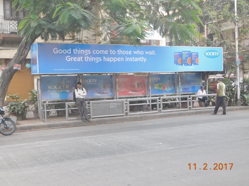 Bus Queue Shelter - B. A. Road - Dadar T.T., Dadar (E), Mumbai, Maharashtra Bus Queue Shelter - B. A. Road - Dadar T.T., Dadar (E), Mumbai, Maharashtra