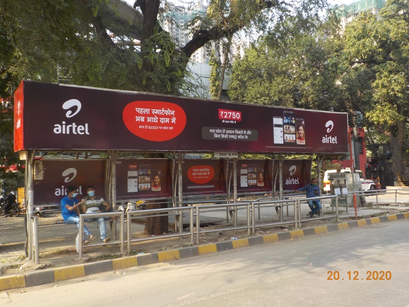 Bus Queue Shelter - L. B. S. Road - Hoechst Co., Mulund (W), Mumbai, Maharashtra Bus Queue Shelter - L. B. S. Road - Hoechst Co., Mulund (W), Mumbai, Maharashtra