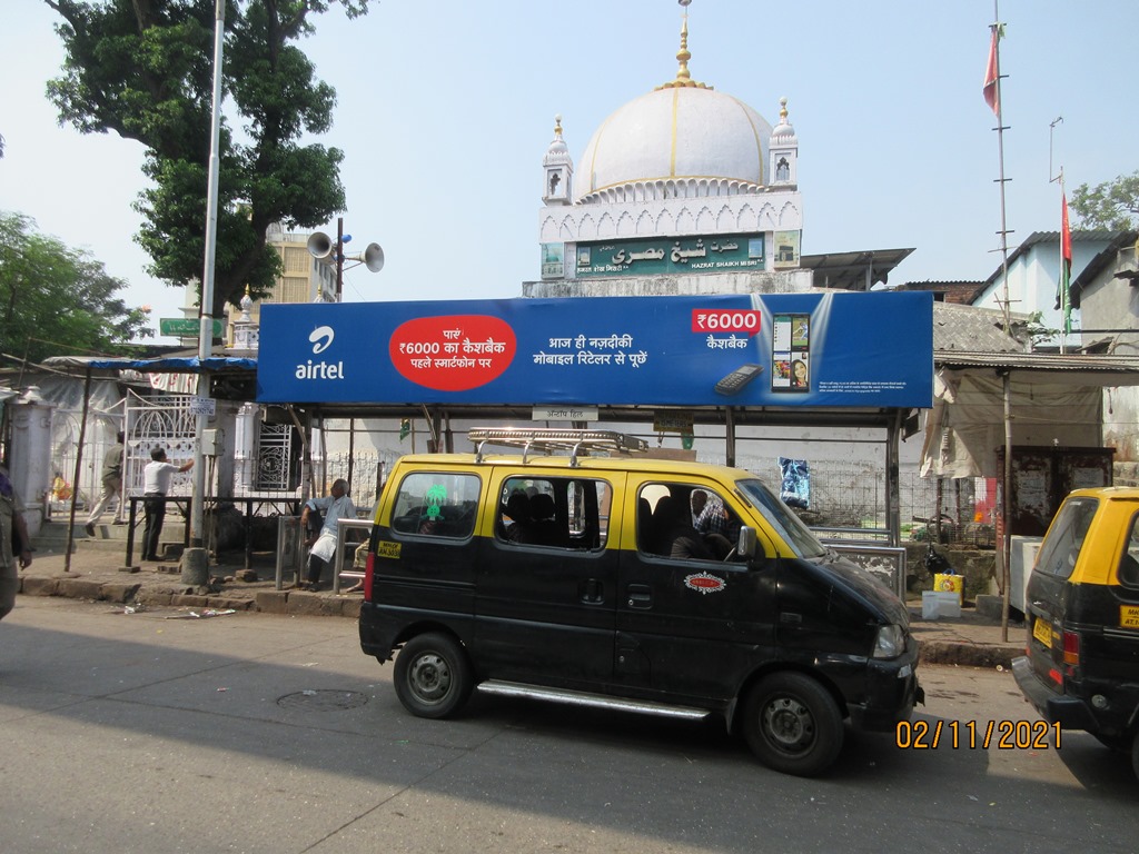 Bus Queue Shelter - Shaikh Mistry Road - Antop Hill,   Antop Hill,   Mumbai,   Maharashtra