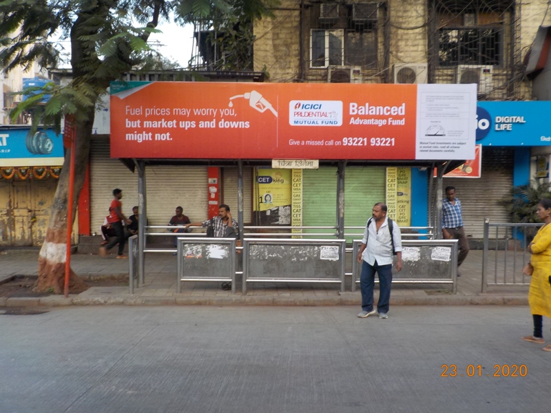 Bus Queue Shelter - B. A. Road - Chitra Cinema, Dadar (E), Mumbai, Maharashtra Bus Queue Shelter - B. A. Road - Chitra Cinema, Dadar (E), Mumbai, Maharashtra