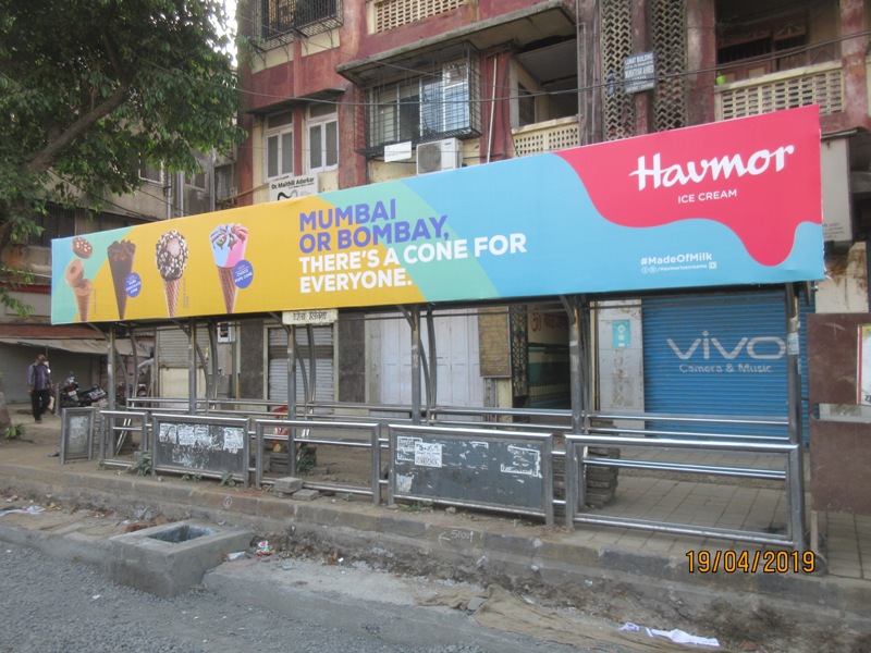 Bus Queue Shelter - B. A. Road - Chitra Cinema, Dadar (E), Mumbai, Maharashtra Bus Queue Shelter - B. A. Road - Chitra Cinema, Dadar (E), Mumbai, Maharashtra