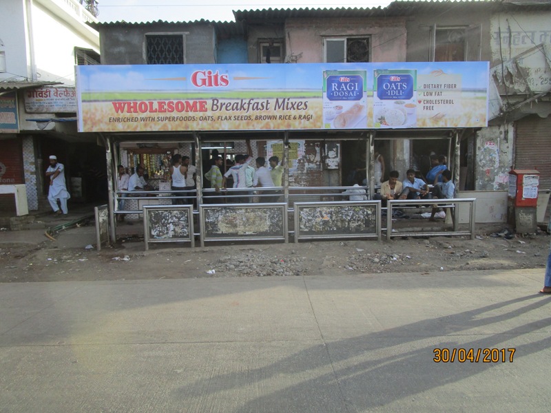 Bus Queue Shelter - Tata Nagar Road - Govandi Station, Govandi, Mumbai, Maharashtra Bus Queue Shelter - Tata Nagar Road - Govandi Station, Govandi, Mumbai, Maharashtra