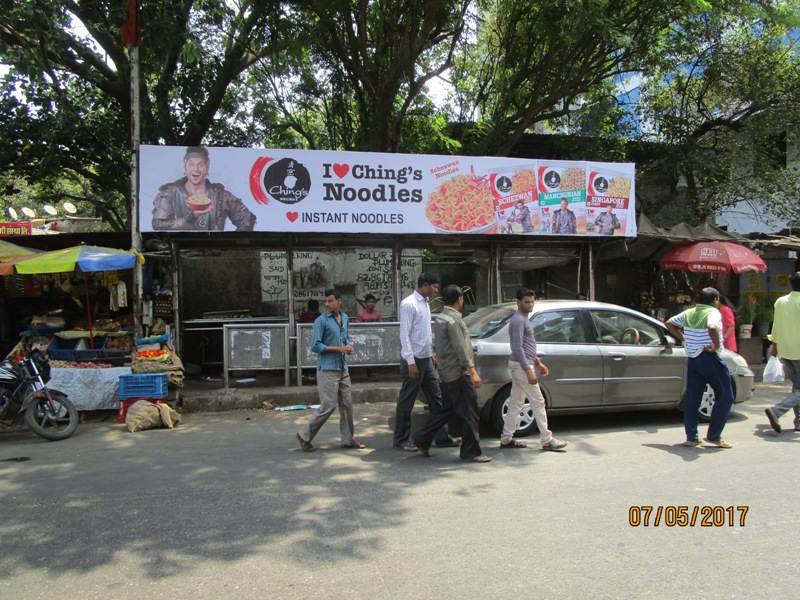 Bus Queue Shelter - Air India Road - Kalina,   Kalina,   Mumbai,   Maharashtra