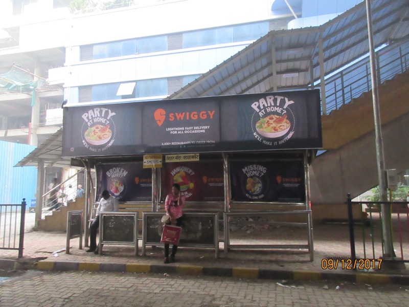 Bus Queue Shelter - Katrak Road - Vithal Mandir, Wadala, Mumbai, Maharashtra Bus Queue Shelter - Katrak Road - Vithal Mandir, Wadala, Mumbai, Maharashtra