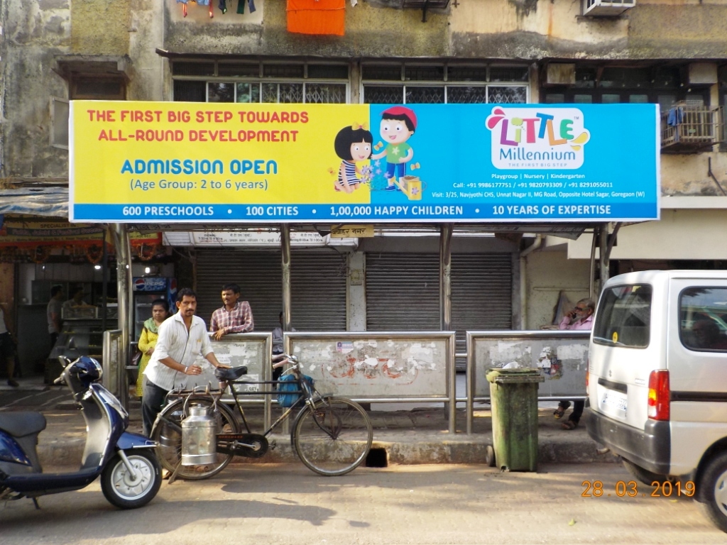 Bus Queue Shelter - - Jawahar Nagar,   Goregaon West,   Mumbai,   Maharashtra
