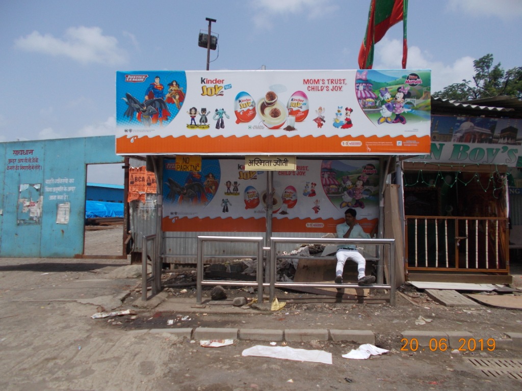 Bus Queue Shelter - - Asmita Jyoti, Malad West, Mumbai, Maharashtra Bus Queue Shelter - - Asmita Jyoti, Malad West, Mumbai, Maharashtra