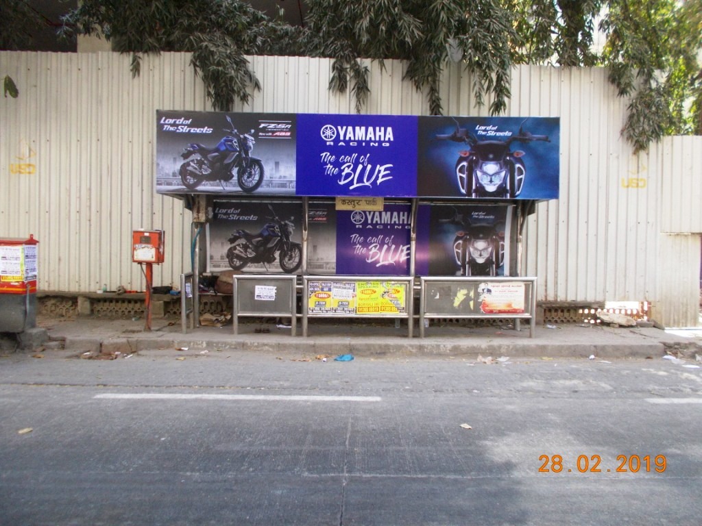 Bus Queue Shelter - - Kasturi Park, Borivali West, Mumbai, Maharashtra Bus Queue Shelter - - Kasturi Park, Borivali West, Mumbai, Maharashtra