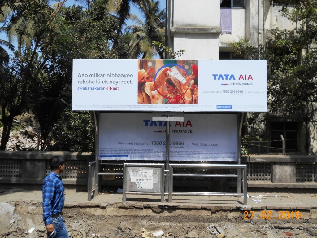 Bus Queue Shelter - - Samta Nagar,   Kandivali East,   Mumbai,   Maharashtra