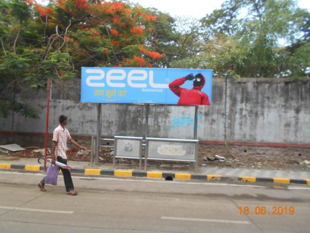 Bus Queue Shelter - - Samta Nagar, Kandivali East, Mumbai, Maharashtra Bus Queue Shelter - - Samta Nagar, Kandivali East, Mumbai, Maharashtra