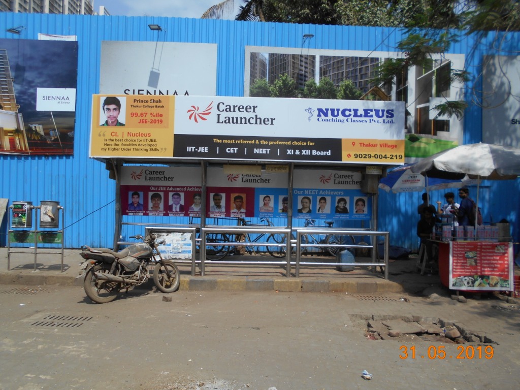 Bus Queue Shelter - Outside Thakur College - Thakur College, Kandivali East, Mumbai, Maharashtra Bus Queue Shelter - Outside Thakur College - Thakur College, Kandivali East, Mumbai, Maharashtra