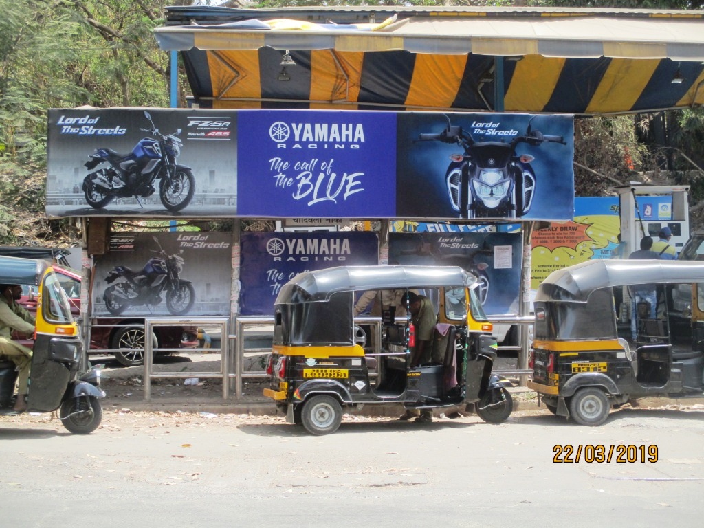 Bus Queue Shelter - Saki Vihar Road - Chandivali Junction,   Sakinaka,   Mumbai,   Maharashtra