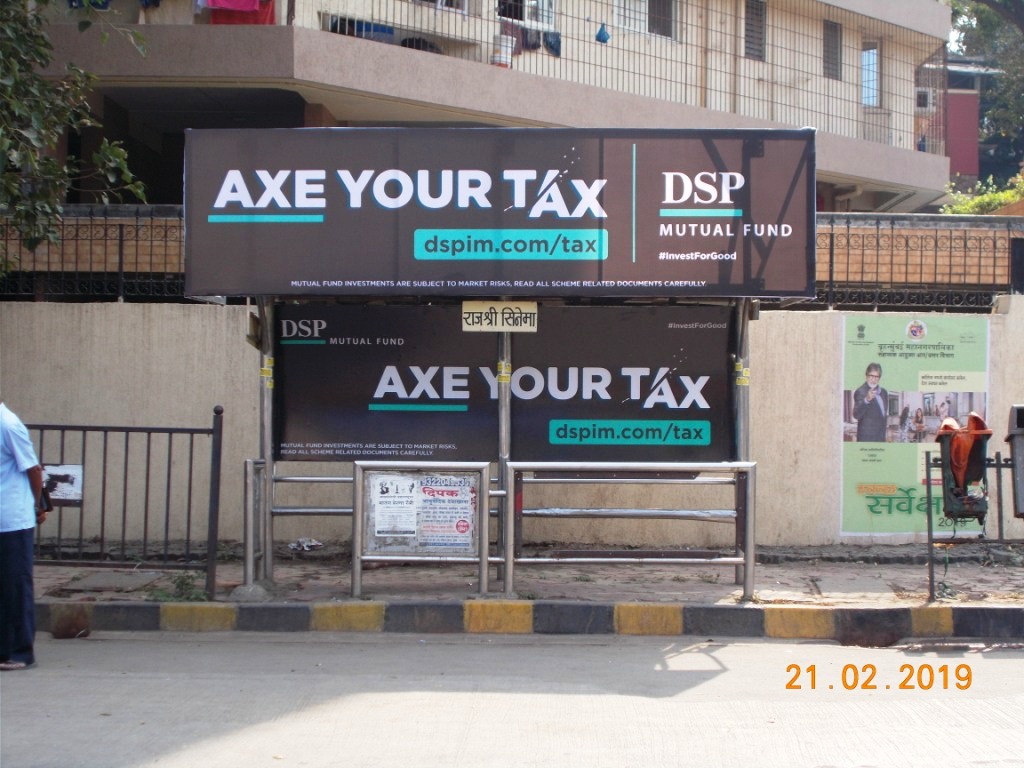 Bus Queue Shelter - - Rajshree Talkies,   Dahisar East,   Mumbai,   Maharashtra