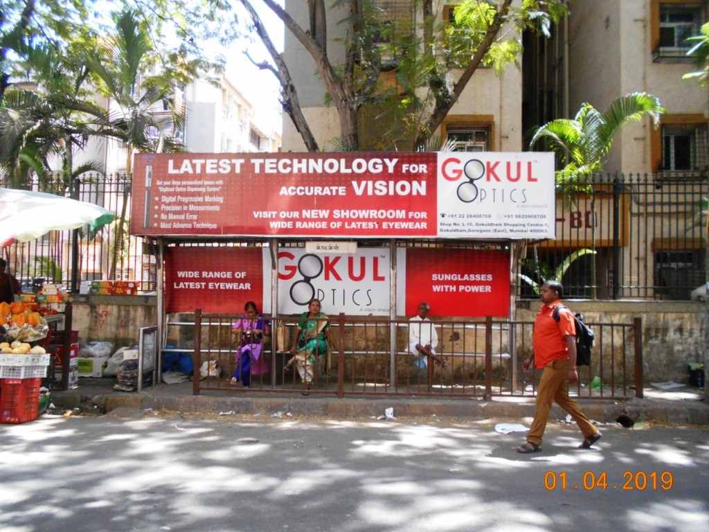 Bus Queue Shelter - - Ongc Colony,   Goregaon ( East ),   Mumbai,   Maharashtra
