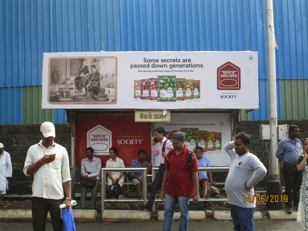 Bus Queue Shelter - - Backbay Depot, Colaba, Mumbai, Maharashtra Bus Queue Shelter - - Backbay Depot, Colaba, Mumbai, Maharashtra