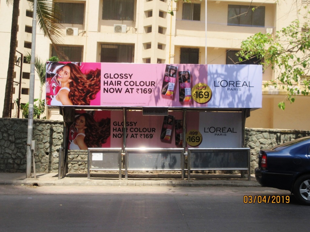 Bus Queue Shelter - Outsid B Wing Kingston Society - Kingston Society,   Powai,   Mumbai,   Maharashtra