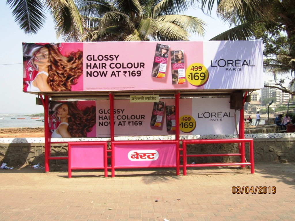 Bus Queue Shelter - - Bandstand, Bandra West, Mumbai, Maharashtra Bus Queue Shelter - - Bandstand, Bandra West, Mumbai, Maharashtra