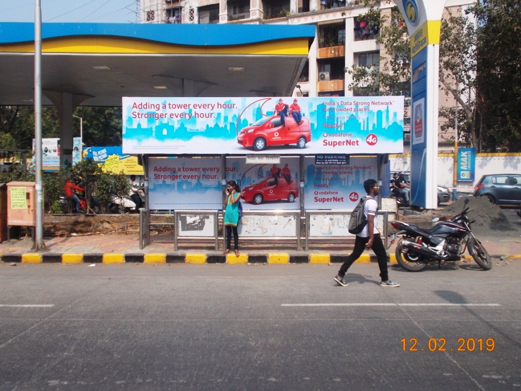 Bus Queue Shelter - - Mahavir Nagar Extn.,   Kandivali West,   Mumbai,   Maharashtra