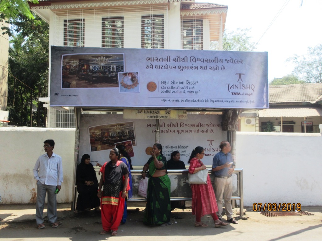 Bus Queue Shelter - - Rajawadi (A), Ghatkopar East, Mumbai, Maharashtra Bus Queue Shelter - - Rajawadi (A), Ghatkopar East, Mumbai, Maharashtra