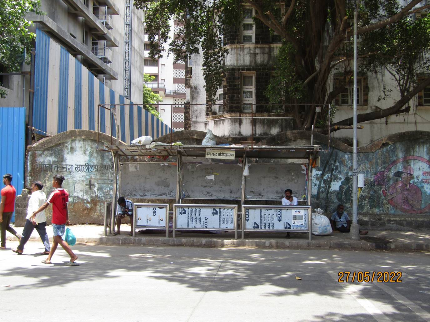 Bus Queue Shelter - Captain Prakash Pethe Marg - Cuffe Parade,  Budhwar Park,   Badhwar Park,   Mumbai,   Maharashtra