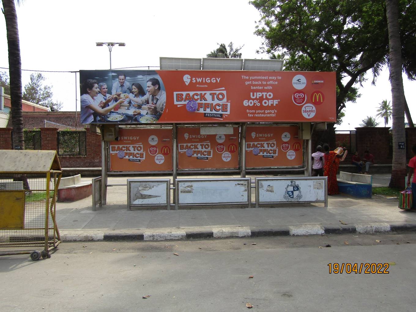 Bus Queue Shelter - Charni Road - Bal Bhavan o/s maftalal swimming pool, Charni Road, Mumbai, Maharashtra Bus Queue Shelter - Charni Road - Bal Bhavan o/s maftalal swimming pool, Charni Road, Mumbai, Maharashtra
