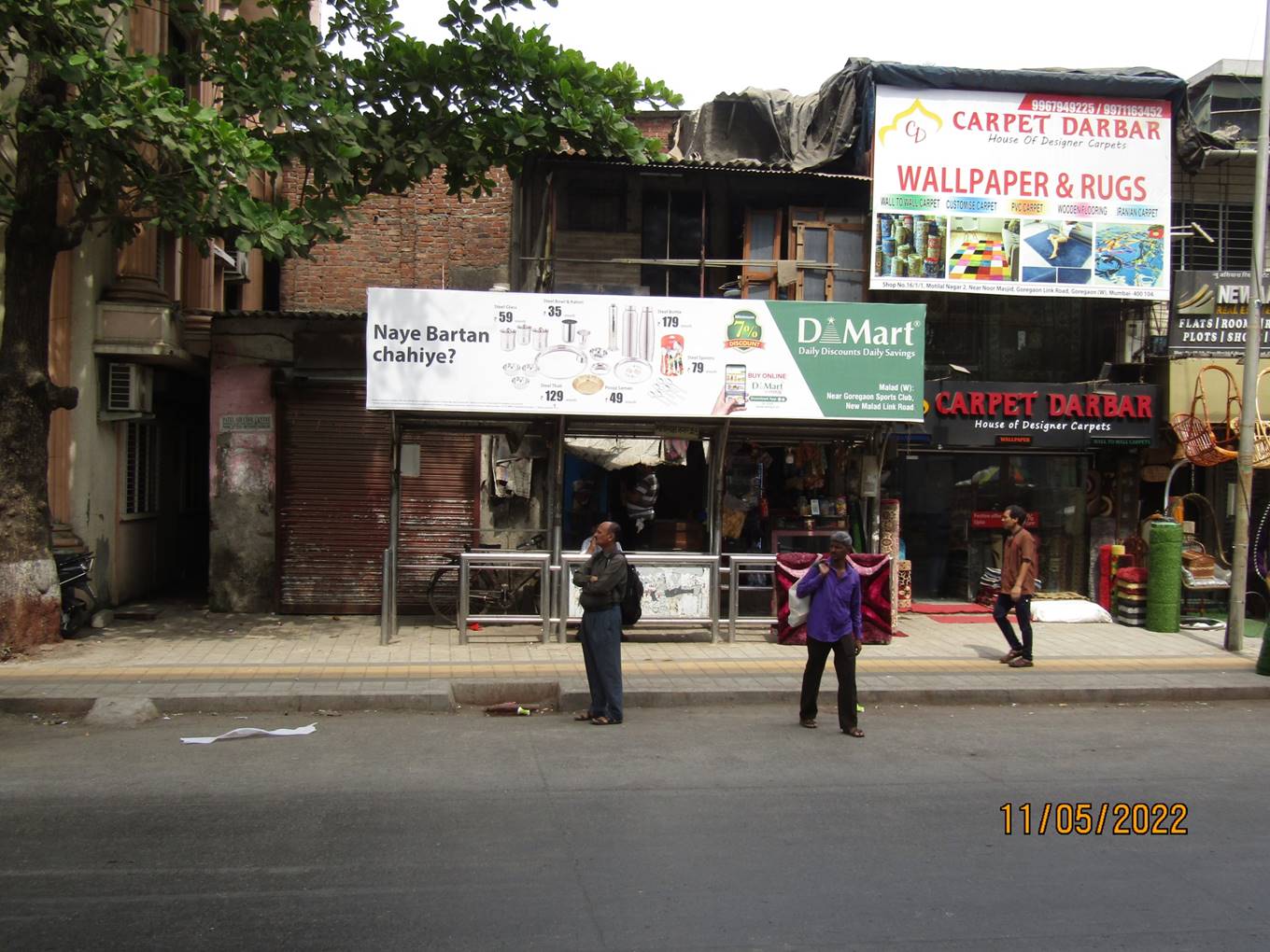 Bus Queue Shelter - Link Road - Motilal Nagar No. 2,   Malad (W),   Mumbai,   Maharashtra