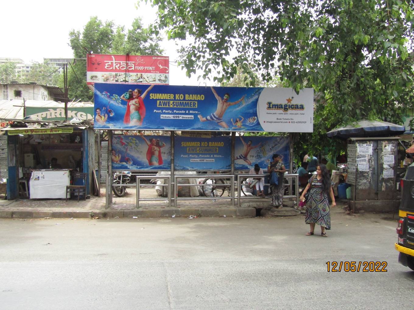 Bus Queue Shelter - SV Road - Kandivali S V Road, Parekh Nagar, Kandivali (W), Mumbai, Maharashtra Bus Queue Shelter - SV Road - Kandivali S V Road, Parekh Nagar, Kandivali (W), Mumbai, Maharashtra