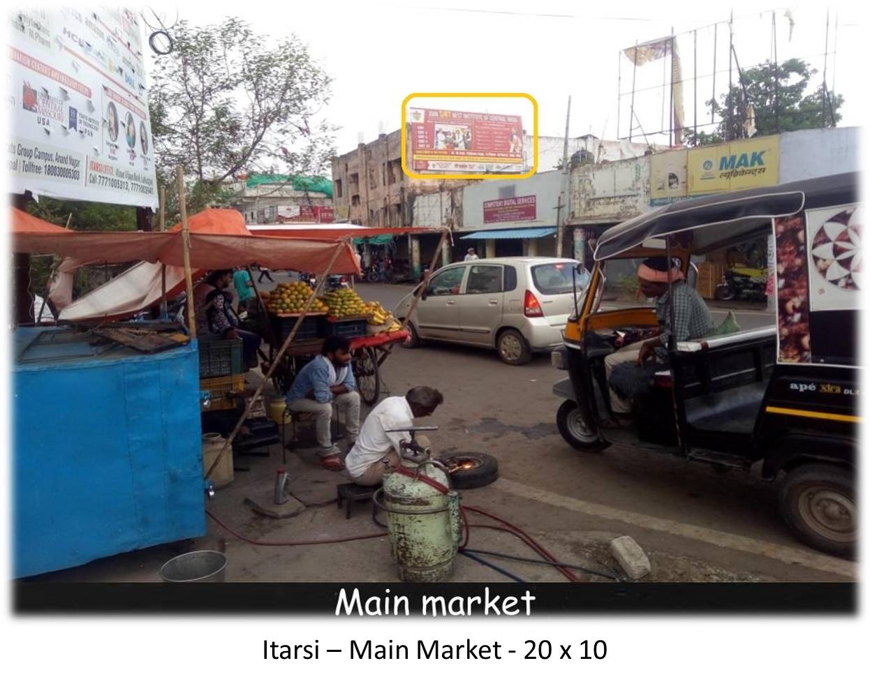Billboard - Itarsi – Main Market, Itarsi, Madhya Pradesh Billboard - Itarsi – Main Market, Itarsi, Madhya Pradesh