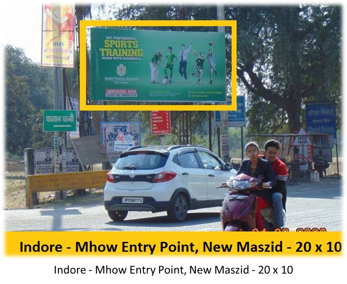 Billboard - Indore - Mhow Entry Point, New Maszid, Bhopal, Madhya Pradesh Billboard - Indore - Mhow Entry Point, New Maszid, Bhopal, Madhya Pradesh
